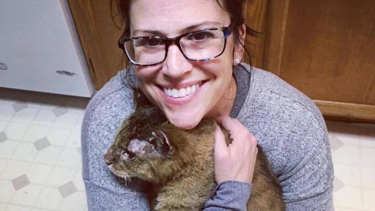 Pilot is back in Jennifer Leigh Thompson’s arms.