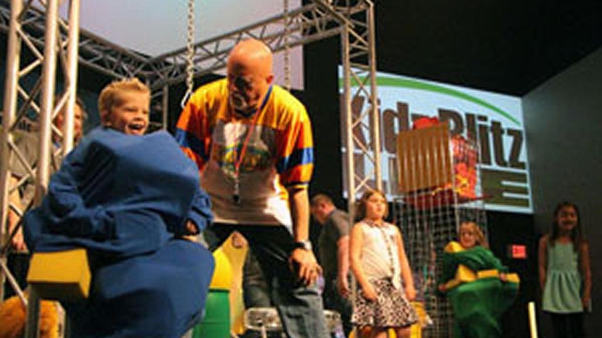 A previous Kidz Blitz Live event hosted by Blitz Ministries like the one that will be held at 7:30 p.m. Friday at Bradenton First Church of the Nazarene, 1616 59th St. W., Bradenton.