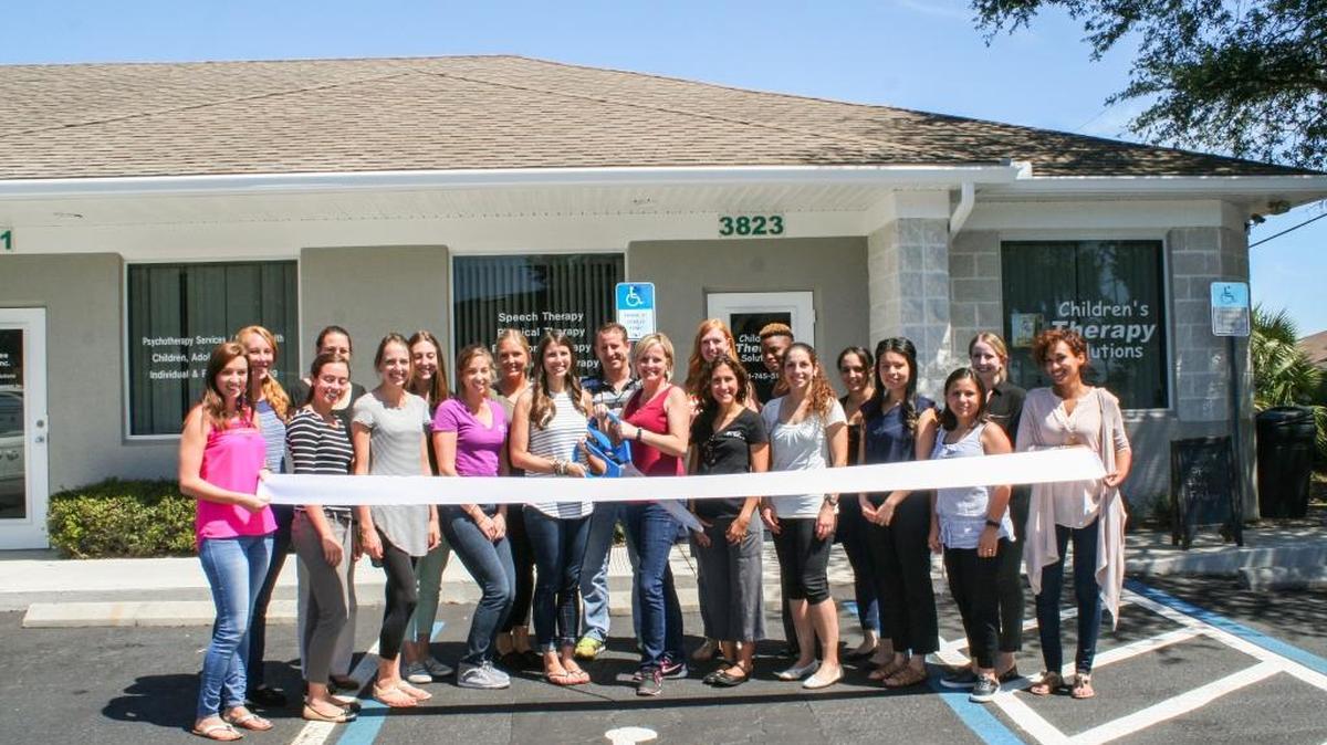 A ribbon cutting was held for Children’s Therapy Solutions, 3823 SR 64 E., Bradenton.