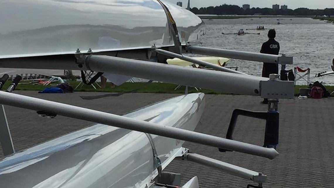 Boats used at the 2016 World Rowing Championships in Rotterdam, Netherlands, where rowers in the junior, under 23 and senior categories competed.