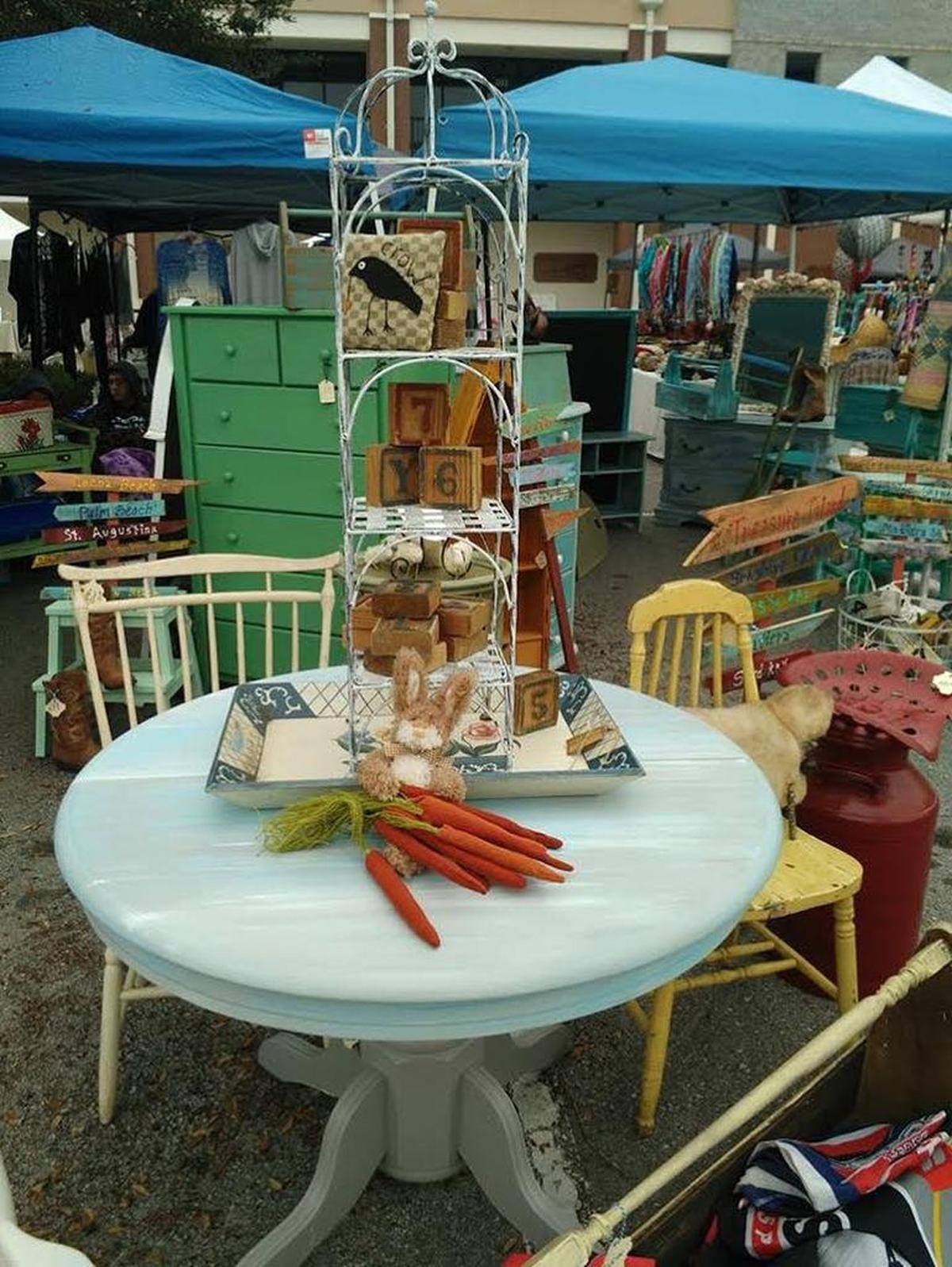 A Pinellas County company called Simply Events is making its Manatee debut with “The Shabby Chic Vintage Market & Artisan Days,” featuring items like those pictured above, from 10 a.m. to 4 p.m. on Saturday, Aug. 19, at the Bradenton Area Convention Center.