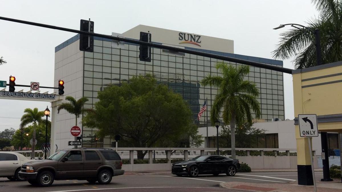 The Sunz Insurance building, 1301 6th Ave. West in Bradenton.