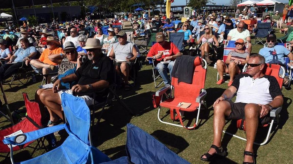 The 2015 Bradenton Blues Festival attracted a large crowd to the downtown riverwalk.