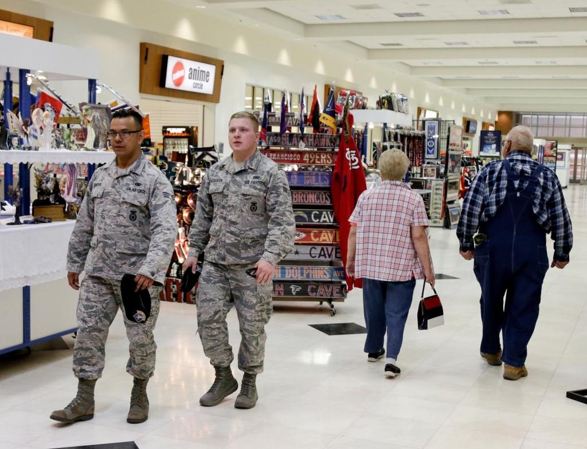 The Army & Air Force Exchange Service is doing all it can to keep its customers as the armed forces shrink and airmen and soldiers buy more for delivery.