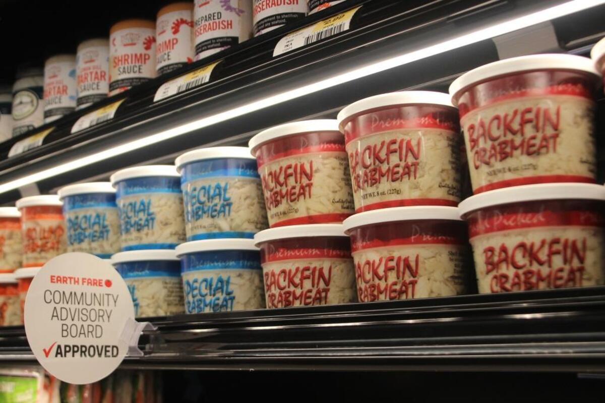 A 14-member community advisory board has been meeting for several months with Earth Fare, and their recommendations are marked throughout the store.