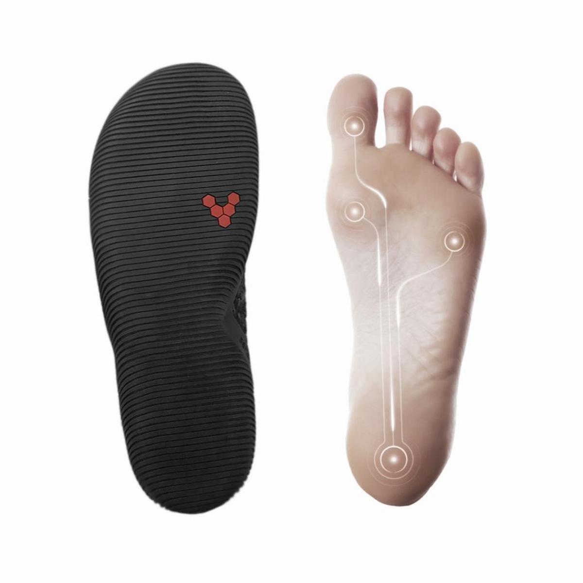 The Vivobarefoot smart shoe, powered by Sensoria.