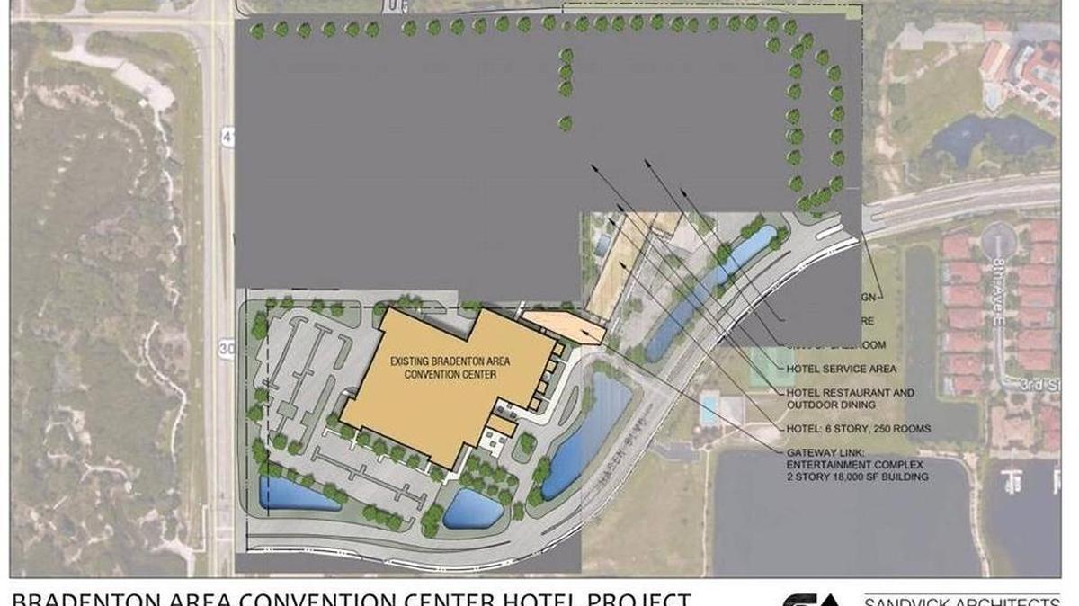The Manatee County Commission approved entry into a development agreement with Improvement Network Partners LLC for construction of a 250-room hotel.