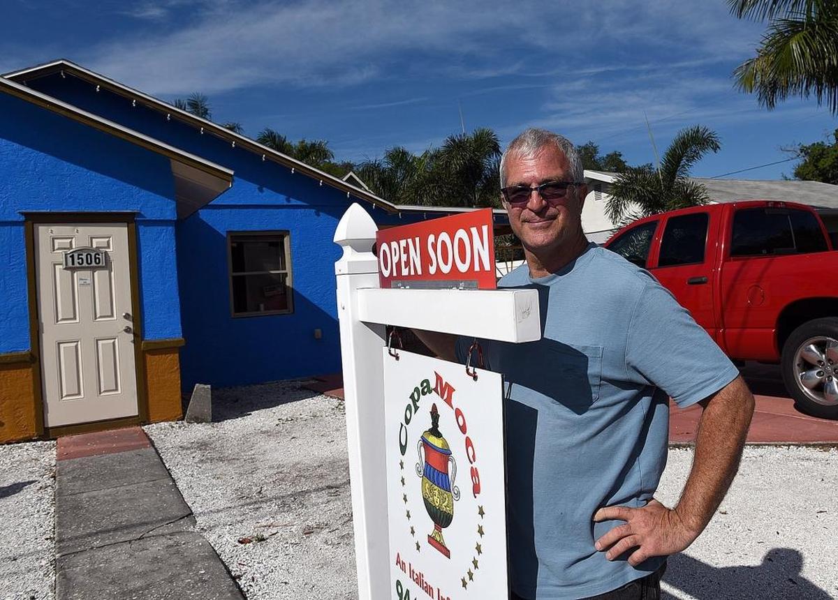 Sal Alfonso owns CopaMoca, an “Italian-infused cafe,” in the Village of the Arts.