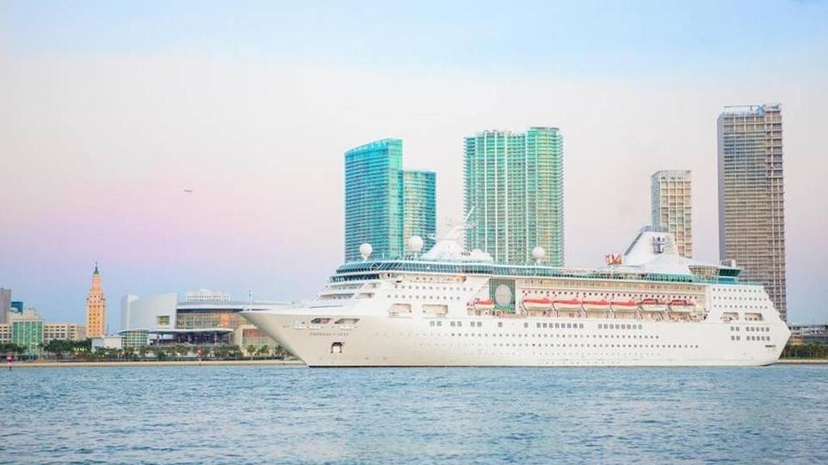 Royal Caribbean International’s Empress of the Seas, the ship the line is using for its trips to Cuba.