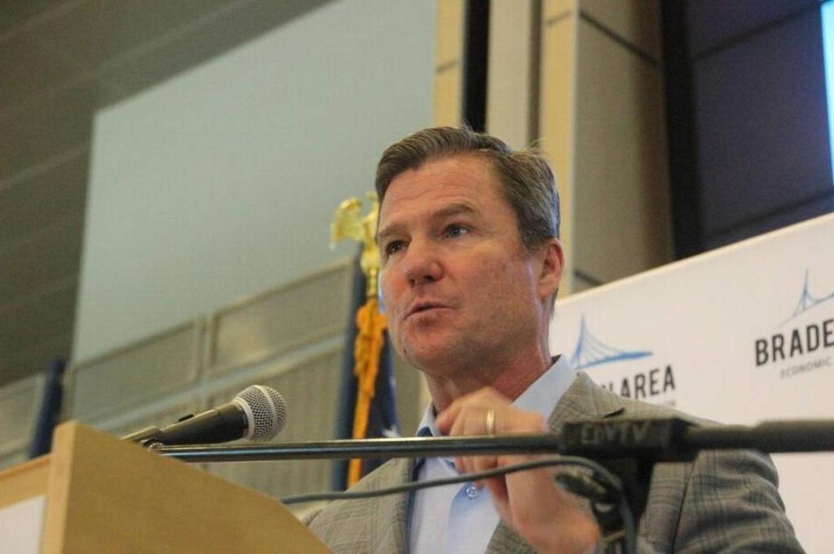 Pittsburgh Pirates president Frank Coonelly was the guest speaker at the Bradenton Area EDC’s annual meeting on Nov. 3.