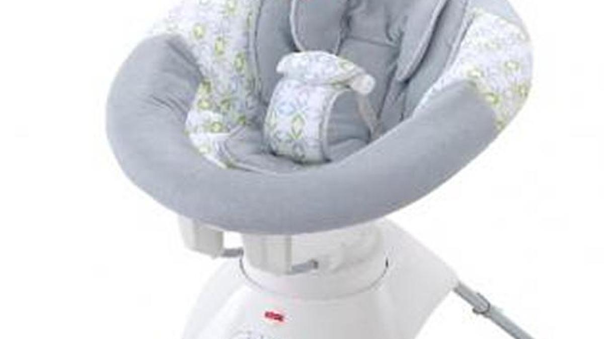 Several models of the Fisher-Price Soothing Motion Seats including this one, DYH22, were part of a recall Tuesday. Fisher-Price recalled the seats due to a fire hazard, caused by overheating in the motor housing.