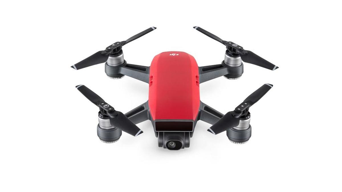 The DJI Spark mini drone.