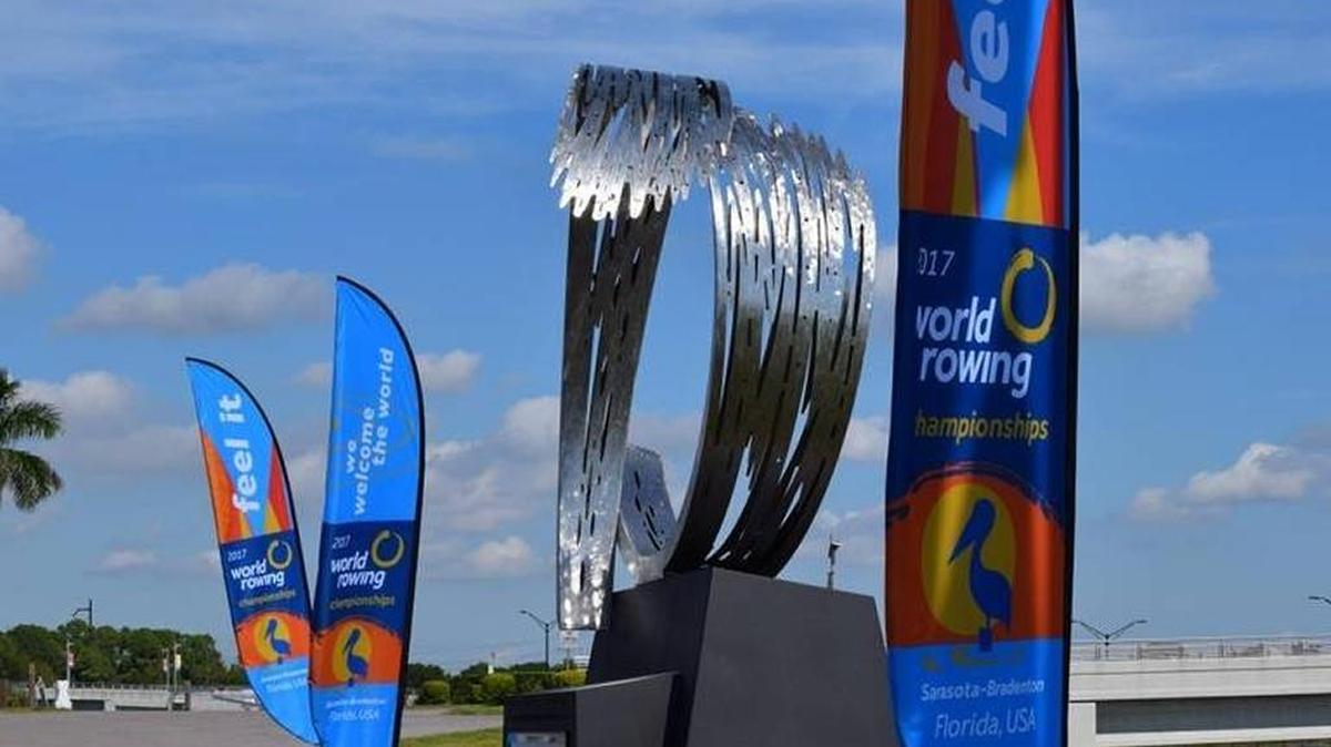 The 2017 World Rowing Championships will be held Sept. 23-Oct. 1 at Nathan Benderson Park.