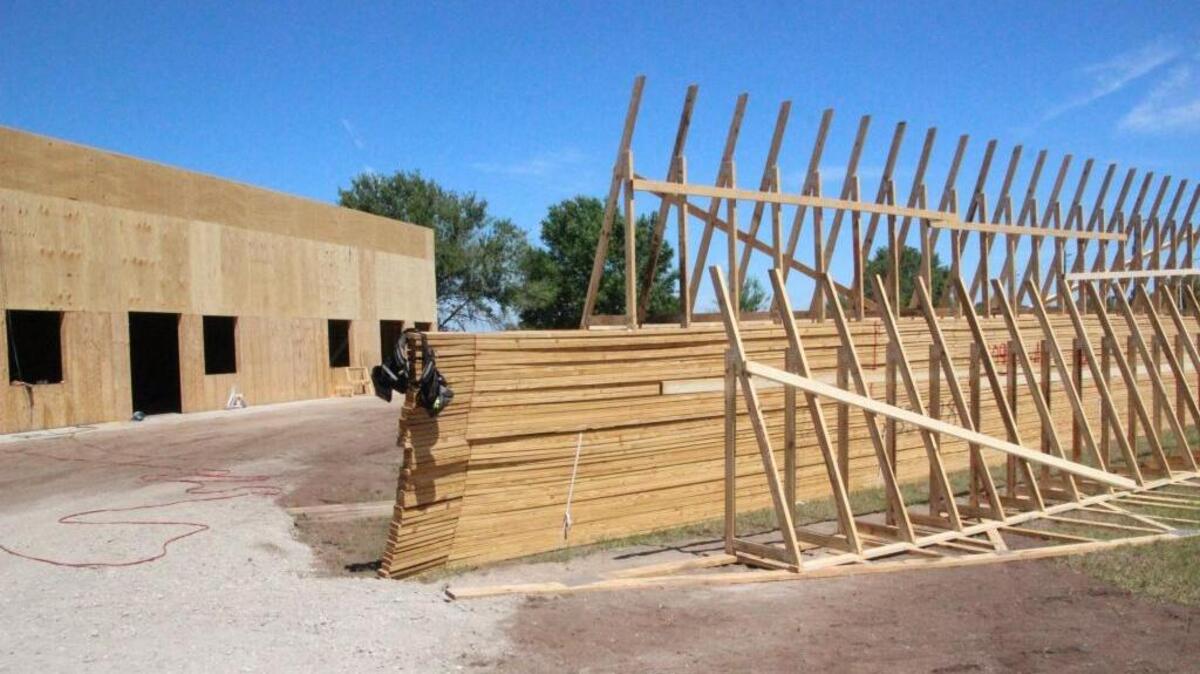 Phil Stewart is building a retail and office building on property he owns in Parrish off U.S. 301.