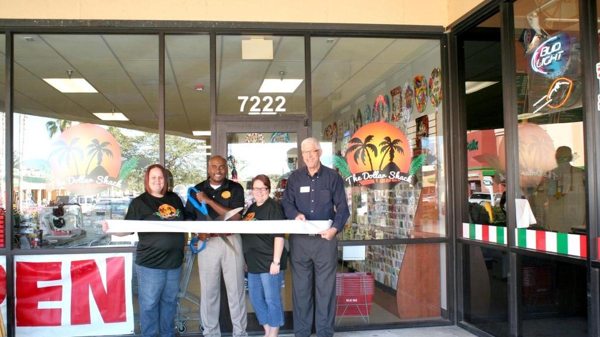 A ribbon cutting was held for The Dollar Shack, 7222 Manatee Ave. W., Bradenton. The variety store offers a complete selection of value-priced, name-brand items. For more information, call 941-704-6746 or visit bradentondollarshack.com. Do you have a ribbon cutting you’d like to submit? Send it to Angie Monroe at amonroe@bradenton.com.