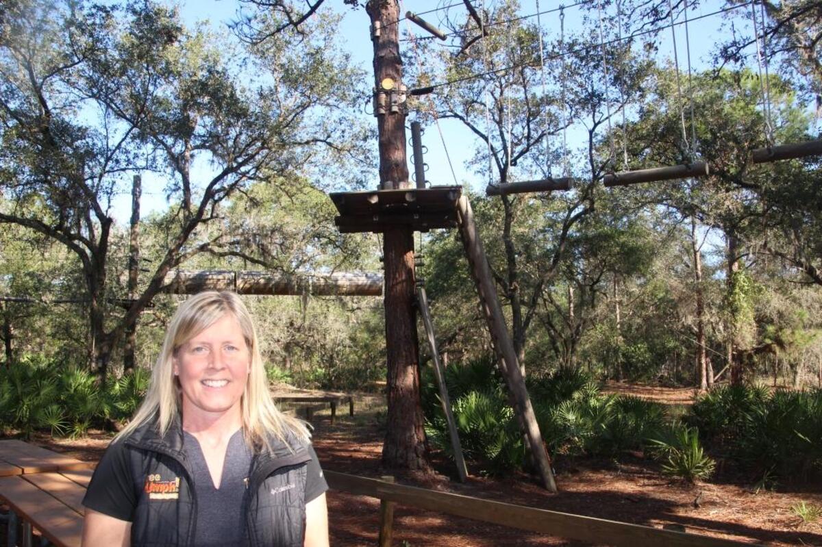 Kathy Corr talks about plans for TreeUmph! Adventure Park in East Manatee. The owners are set to open a second park in Brooksville.