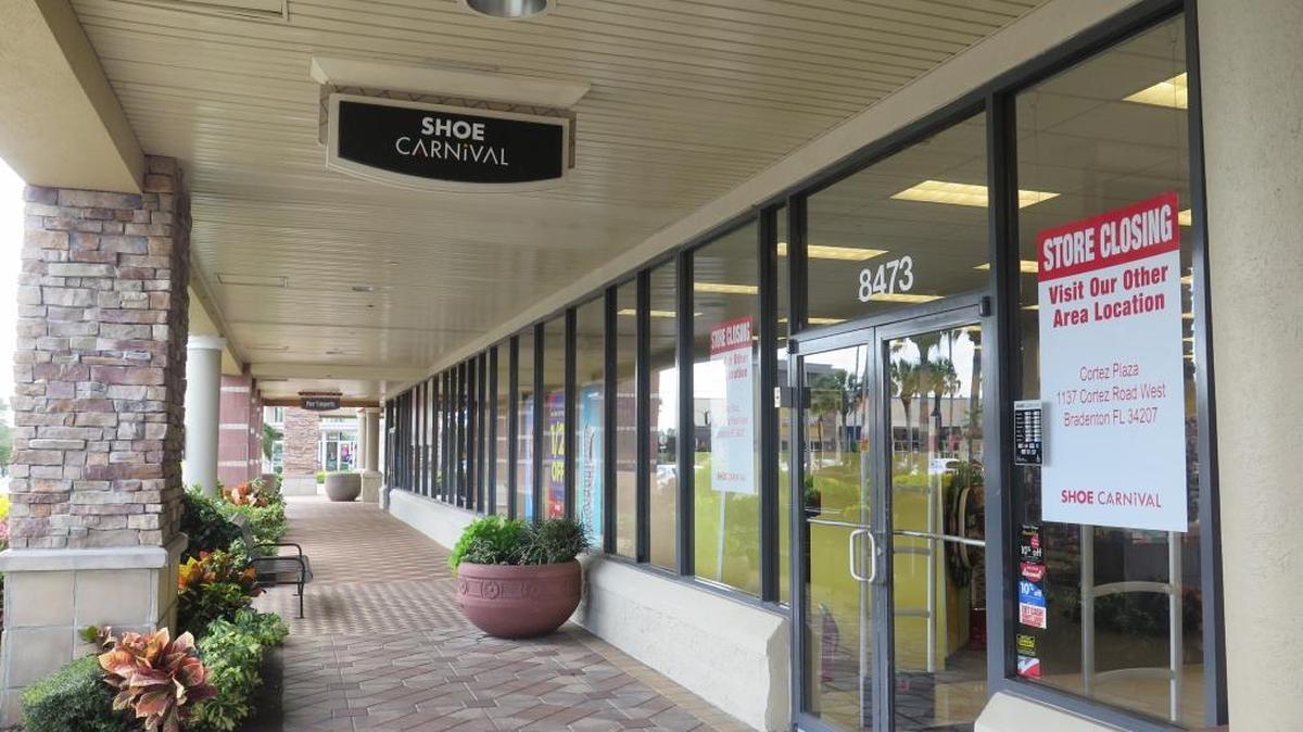 The Shoe Carnival at 8473 Cooper Creek Blvd. will close on Sunday “due to some logistical issues,” according to a Shoe Carnival spokeswoman.