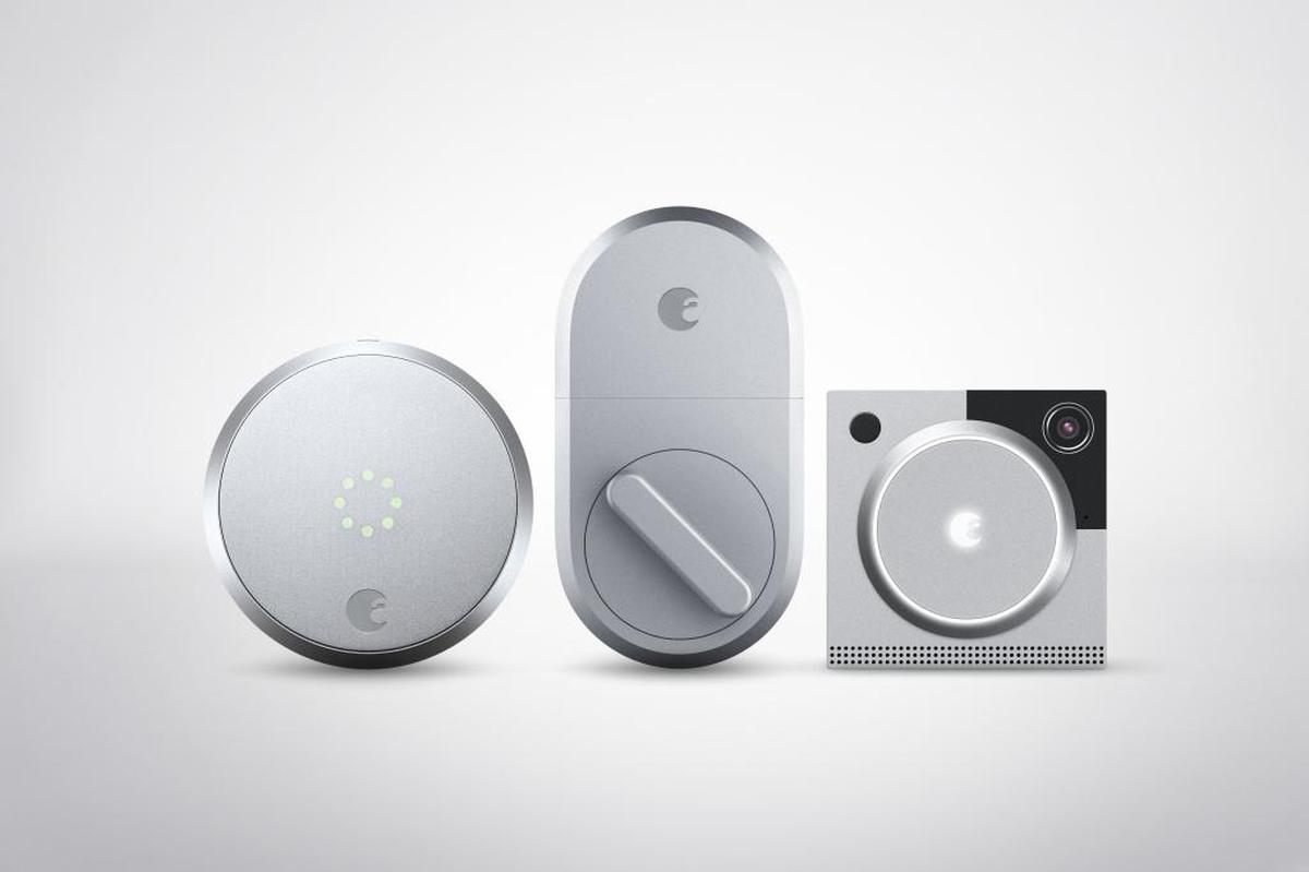 The three new products from August Home that feature DoorSense.
