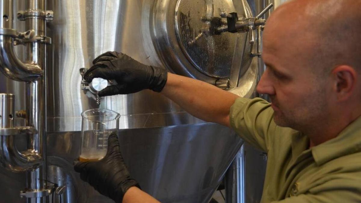 Mike Krail, a former brewmaster at the Legal Remedy Brewery in Rock Hill, South Carolina, is in the process of opening Good Liquid Brewing Co. on 14th Street West with his wife, Sandra.