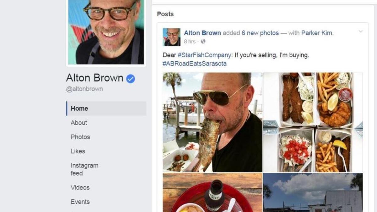 A screenshot of Alton Brown’s erroneous Facebook post. That’s Cortez to you, Mr. Brown.
