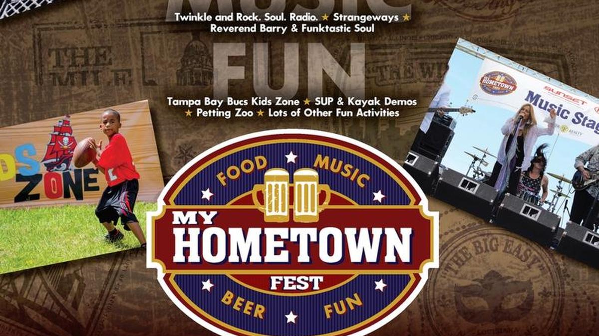 The My Hometown Fest runs from noon to 5 p.m. on Saturday at Nathan Benderson Park.