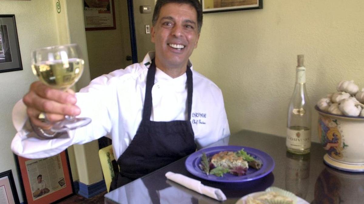Gaetano Cannata, chef/owner of Ortygia Restaurant shown in this file photo, serves up tradition and camaraderie to his guests.