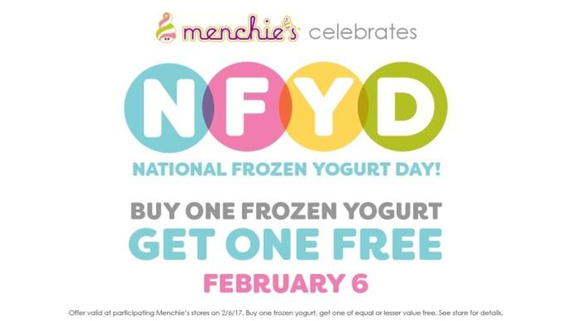 It’s National Frozen Yogurt Day