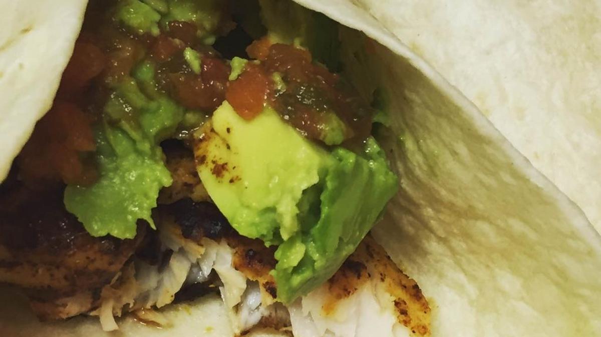 Chili lime fish tacos. For a young professional, anything that’s done in 15 minutes and can be wrapped up to go is the perfect meal.