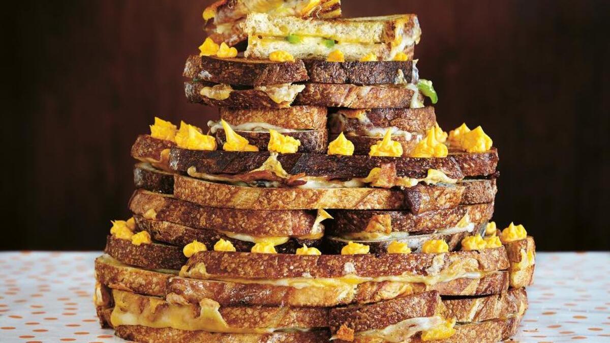 A super sandwich idea from “Grilled Cheese Kitchen” by Heidi Gibson and Nate Pollak.