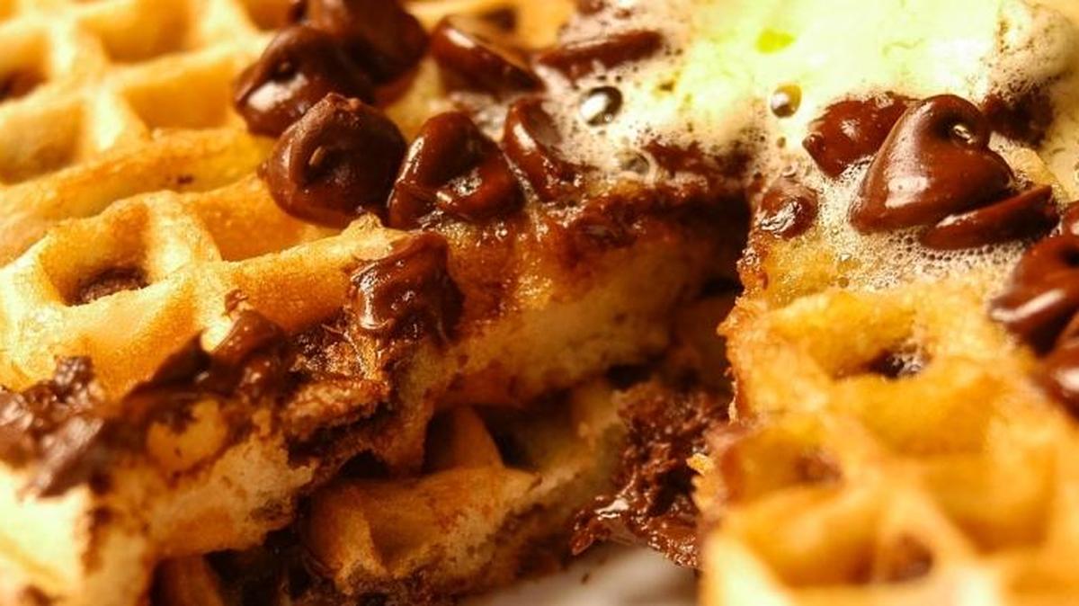 Chocolate chip waffles are now available at Waffle House, 2400 Cortez Road West.