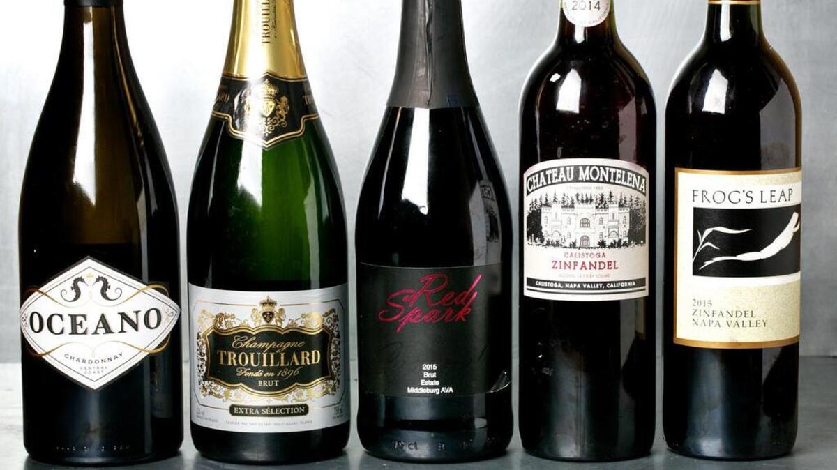 With Valentine's Day approaching, romance is in the air, so I've included two wines in this week's recommendations made by vintners currently planning their weddings. A modestly priced champagne and two classic zinfandels round out the selection.