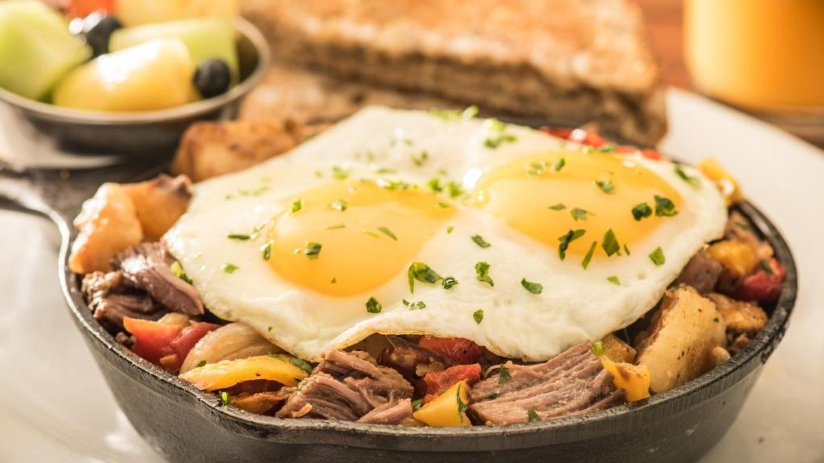 First Watch’s pot roast hash is one of three new dishes on the limited-time seasonal menu.