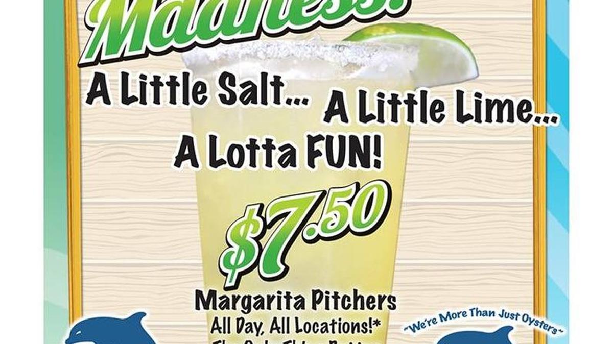 Anna Maria Oyster Bar is celebrating National Margarita Day with $7.50 pitchers.