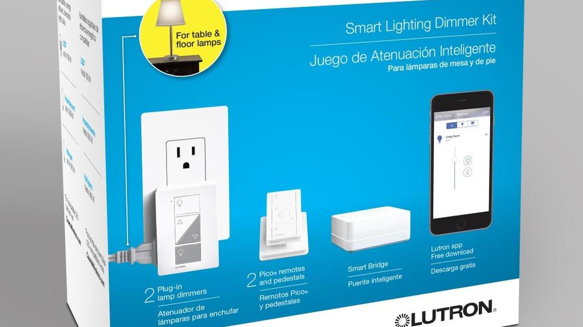 The Lutron Caseta Wireless Smart Bridge allows for setup, control and monitoring of Caseta Wireless lighting controls from an Android or Apple mobile device.