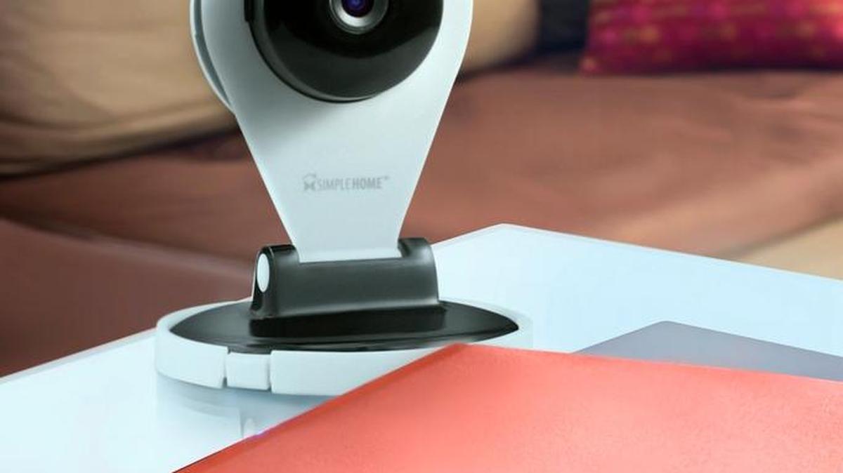 Simplehome’s security camera with motion detection.