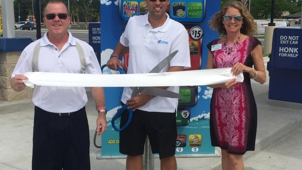 A ribbon cutting was held for Coastal Express Car Wash, 4630 53rd Ave. E., Bradenton. The company offers exterior express car washes, monthly memberships, free bug prep cleaning stations, free car mat shaker service, and towel exchange program. For more information, call 941-752-5999 or coastalexpresscarwash.com. Do you have a ribbon cutting you’d like to submit? Send it to Angie Monroe at amonroe@bradenton.com. Photo courtesy of Manatee Chamber of Commerce.