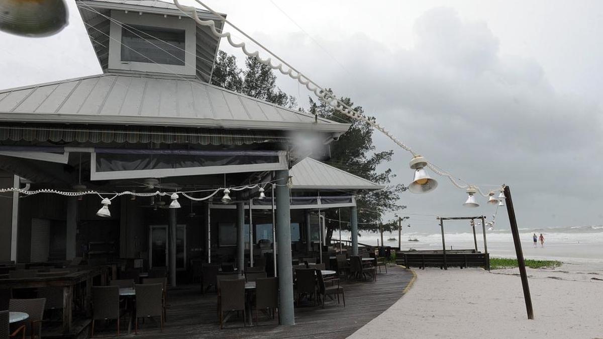 The Sandbar Restaurant on Anna Maria Island didn’t suffer any damage during Hermine and expects to be open through Labor Day weekend, according to Chiles Group COO Robert Baugh.