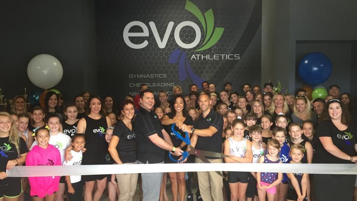 A ribbon cutting was held for EVO Athletics, 7188 East 15th St., Unit 2, Sarasota. The sports training campus offers from beginner to advanced adult fitness, after school programs, volleyball, gymnastics, cheerleading, Ninja warrior, open gym, camps and classes. For more information, call 941-727-1100 or evoathletics.com. Do you have a ribbon cutting you’d like to submit? Send it to Angie Monroe at amonroe@bradenton.com. Photo courtesy of Manatee Chamber of Commerce.