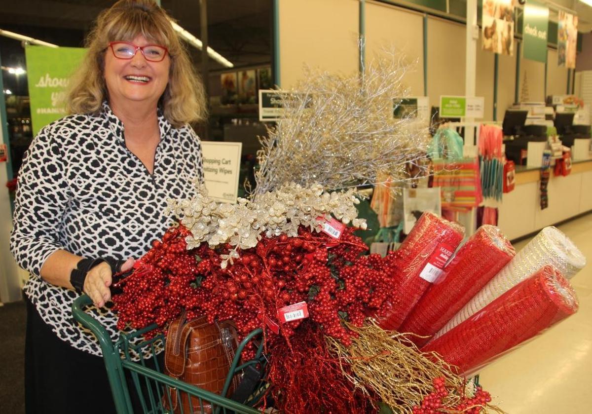 Annie Thacker of Lakewood Ranch found lots of Christmas bling at Jo-Ann Fabrics and Crafts early Black Friday morning. She came equipped with a set of rules that helped her complete her shopping mission.