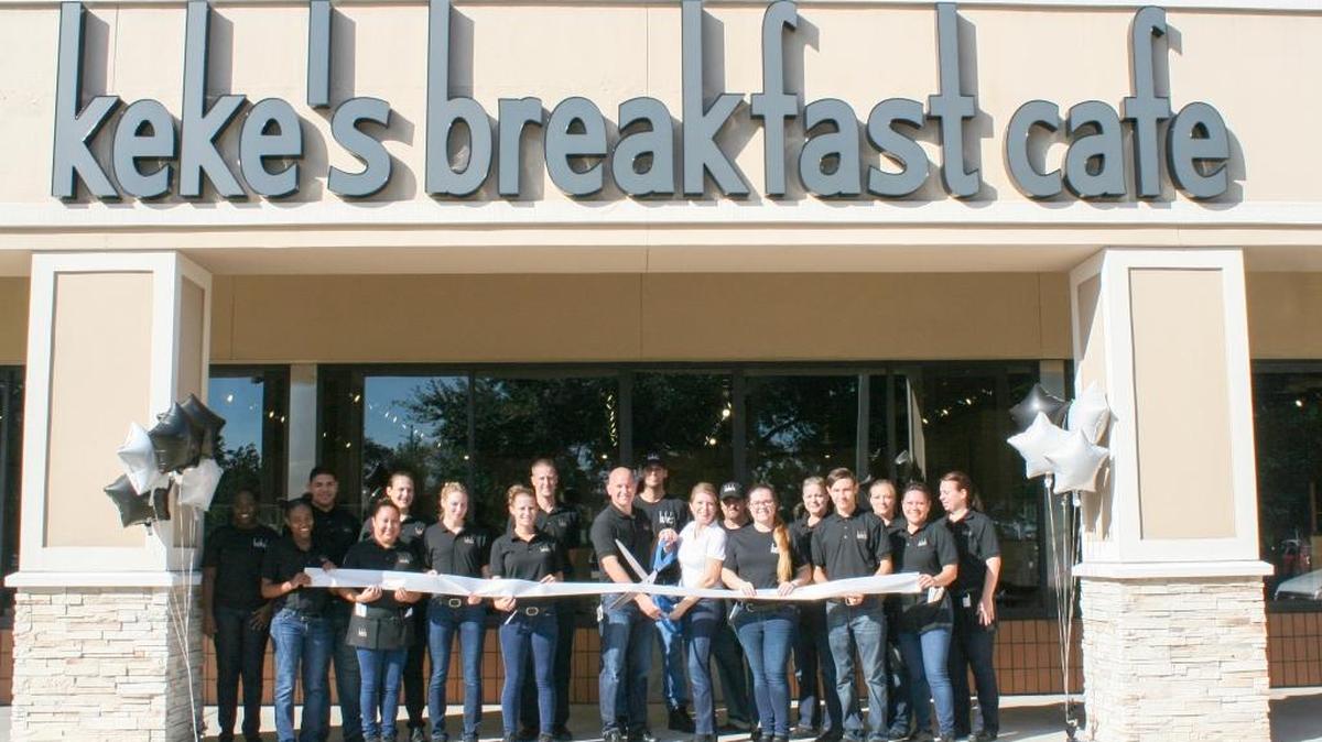 A ribbon cutting was held for Keke’s Breakfast Cafe, 1121 Cortez Road W., Bradenton. The restaurant provides breakfast and lunch using the best ingredients and fresh bread, fruits, vegetables and dairy products. For more information, call 941-345-4463 or visit kekes.com. Do you have a ribbon cutting you’d like to submit? Send it to Angie Monroe at amonroe@bradenton.com.