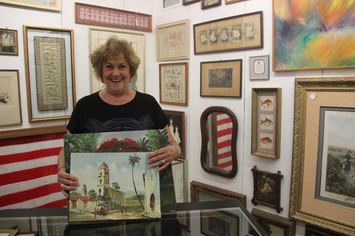 Bev Chapin will be selling art, shabby chic furniture and jewelry at Your Treasure House.