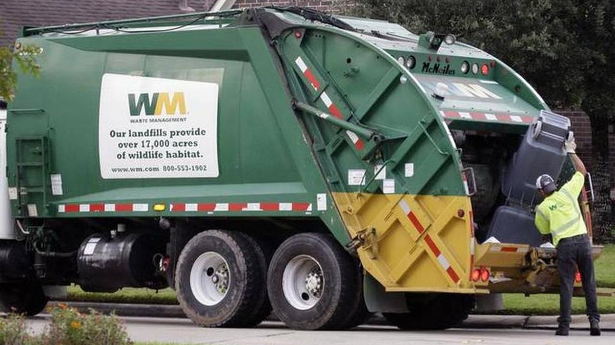 File photo of a Waste Management vehicle.