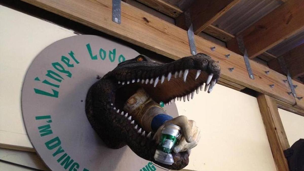 Linger Lodge is known for its fanciful taxidermy.