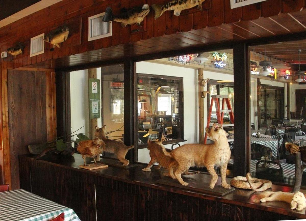 The reorganization of Linger Lodge will allow diners to see some of the distinctive decor from one room to another.