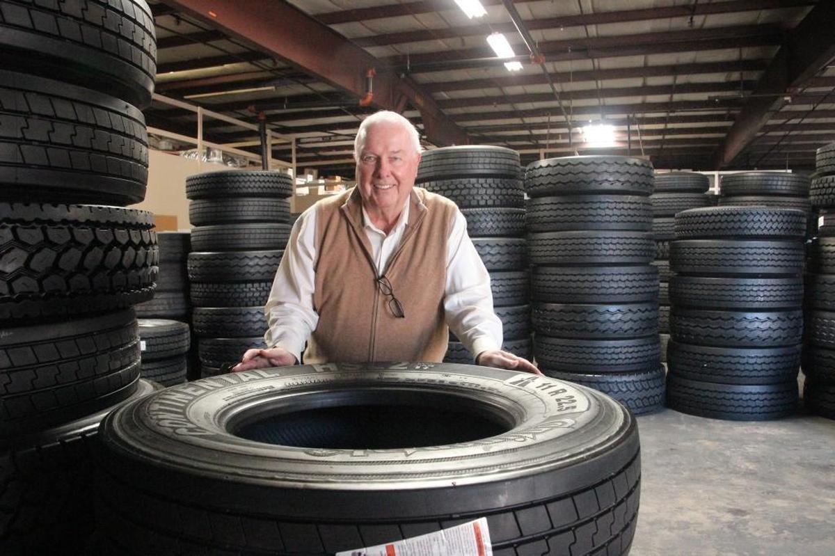 Dan Callaghan, who founded Callaghan Tire with his wife, Betty, 40 years ago, stepped down as chief executive officer of the company on Wednesday.