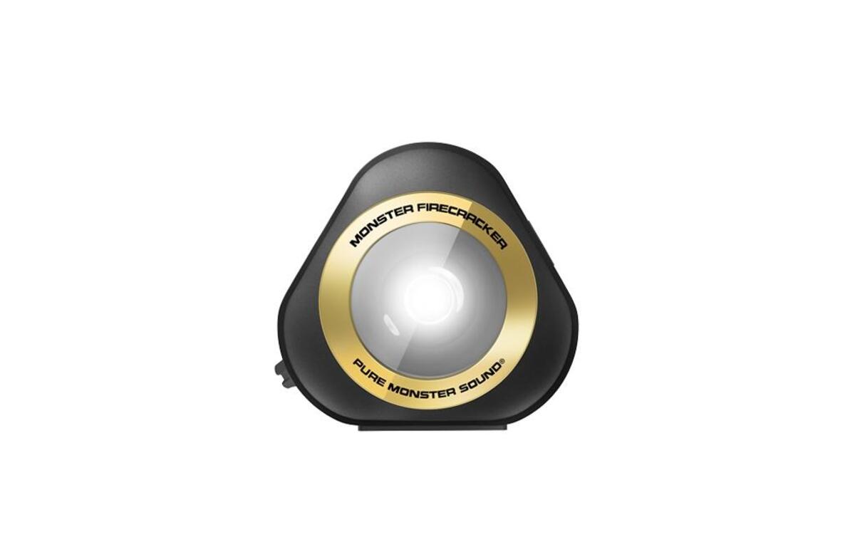 The Monster Firecracker portable high definition Bluetooth speaker.