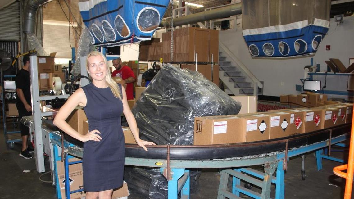 Alex Miller, CEO of Mercedes Medical, is looking forward to moving into larger space at Lakewood Ranch. The company broke ground on its new facility this month.