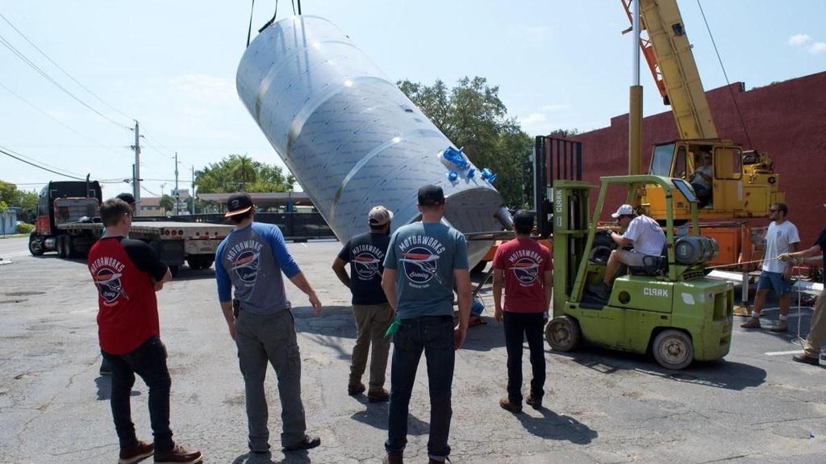 Motorworks Brewing in Bradenton is adding five fermenters as it doubles its production capacity.