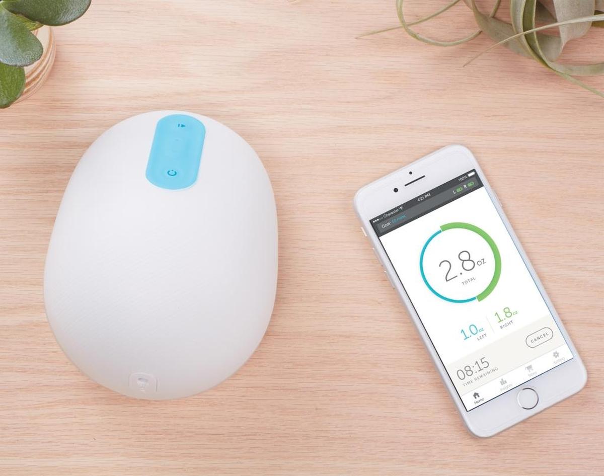 The Willow Wearable portable breast pump.