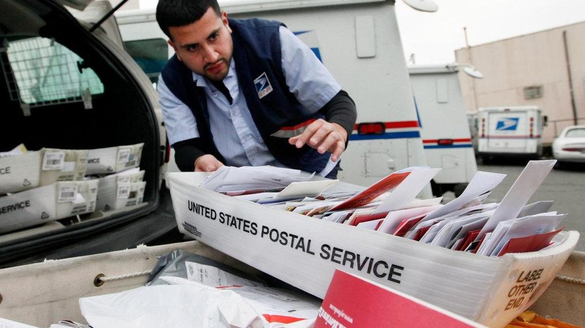 The U.S. Postal Service on Wednesday reported a first-quarter loss of $562 million.
